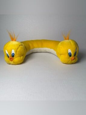 VERY RARE VTG Warner Bros. Looney Tunes Tweety Bird Plush Neck Travel Pillow